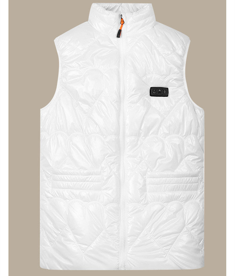 Gilet chauffant femme USB, vue de face