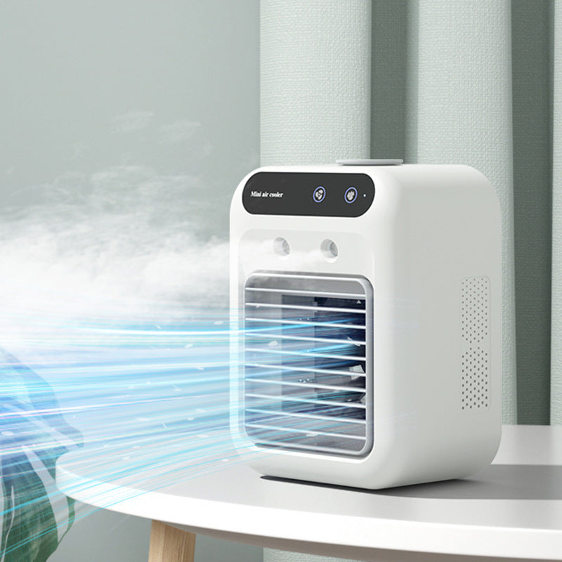 Utilisation mini climatiseur USB bureau – anti-canicule été