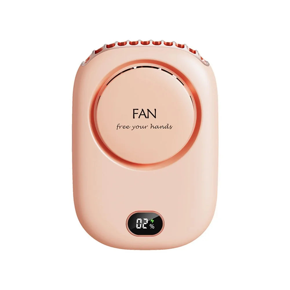 Ventilateur de Cou Sans Pales Portable Silencieux Mains Libres USB