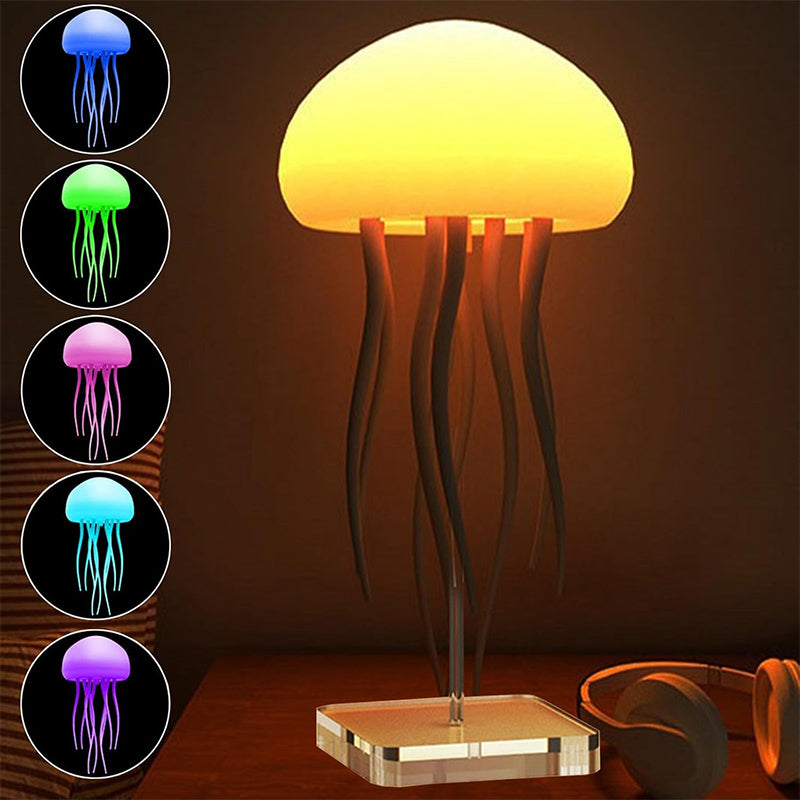 Veilleuse Méduse LED Portable Table Décoration Chambre Multicolore