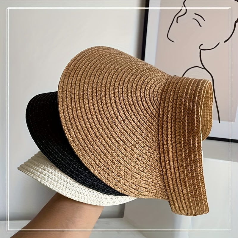 Casquette Visière Pliable UV Plage Légère Taille Unique Réglable