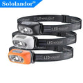 Lampe Frontale LED Rechargeable USB 500 Lumens Randonnée Camping