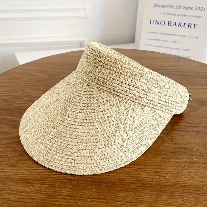 Visière Soleil Pliable UV Large Bord Plage Randonnée Femme Homme