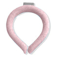 Tour de Cou Rafraîchissant PCM coloris Rose — anneau de cou gel PCM réutilisable sans électricité