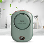 Ventilateur de cou sans pales coloris vert