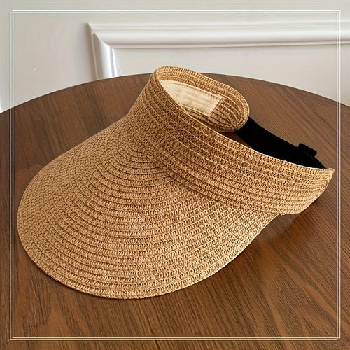 Casquette Visière UV Anti-Soleil Pliable Légère Plage Randonnée